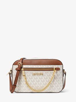 Michael Kors Сумка жіноча молочна лого 4069MK фото