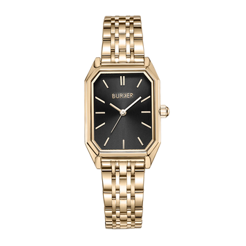 Годинник жіночий Burker Isabell Gold Black золотистий з чорним циферблатом 3251BK фото