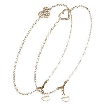 Burker набір браслетів сердечко Sophia-Chic-Gold фото
