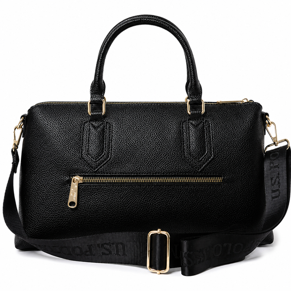 U.S. Polo Assn. Lock Chain Satchel Bag With Crossbody Strap 27V0063-AA00A фото